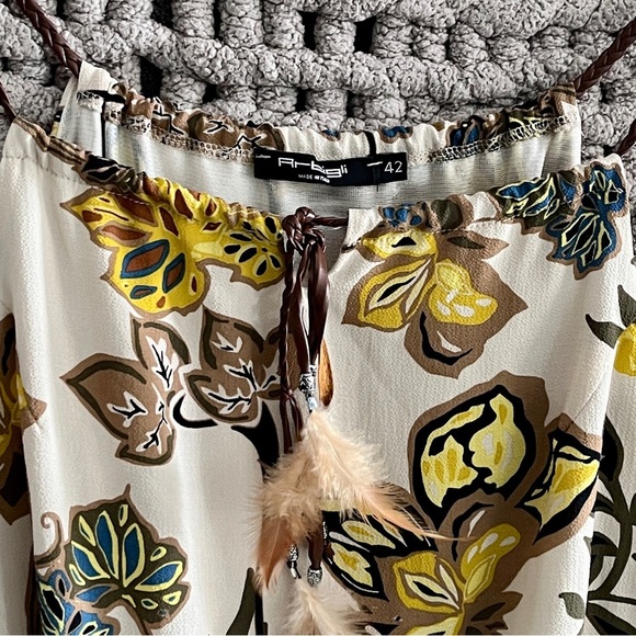 Floral Print Jumpsuit Made In Italy - Picture 6 of 14